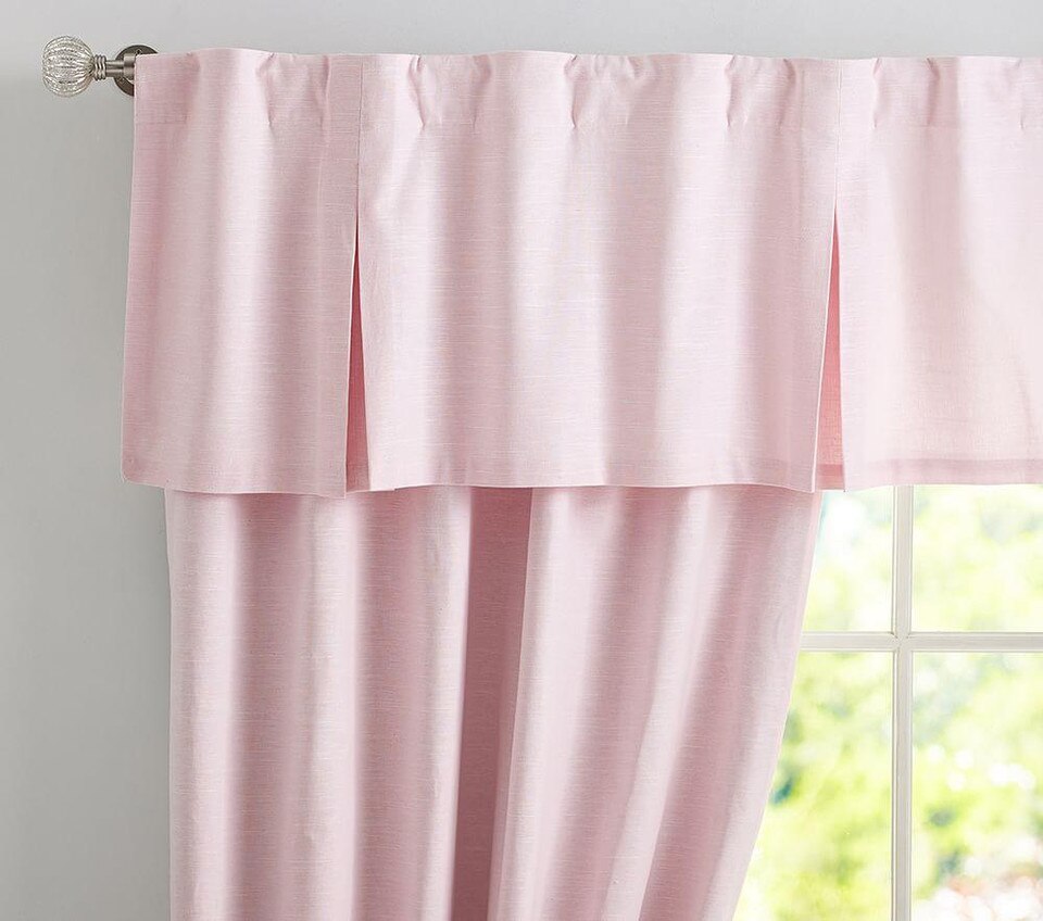 Evelyn Linen Blend Blackout Curtain | Pottery Barn Kids AU